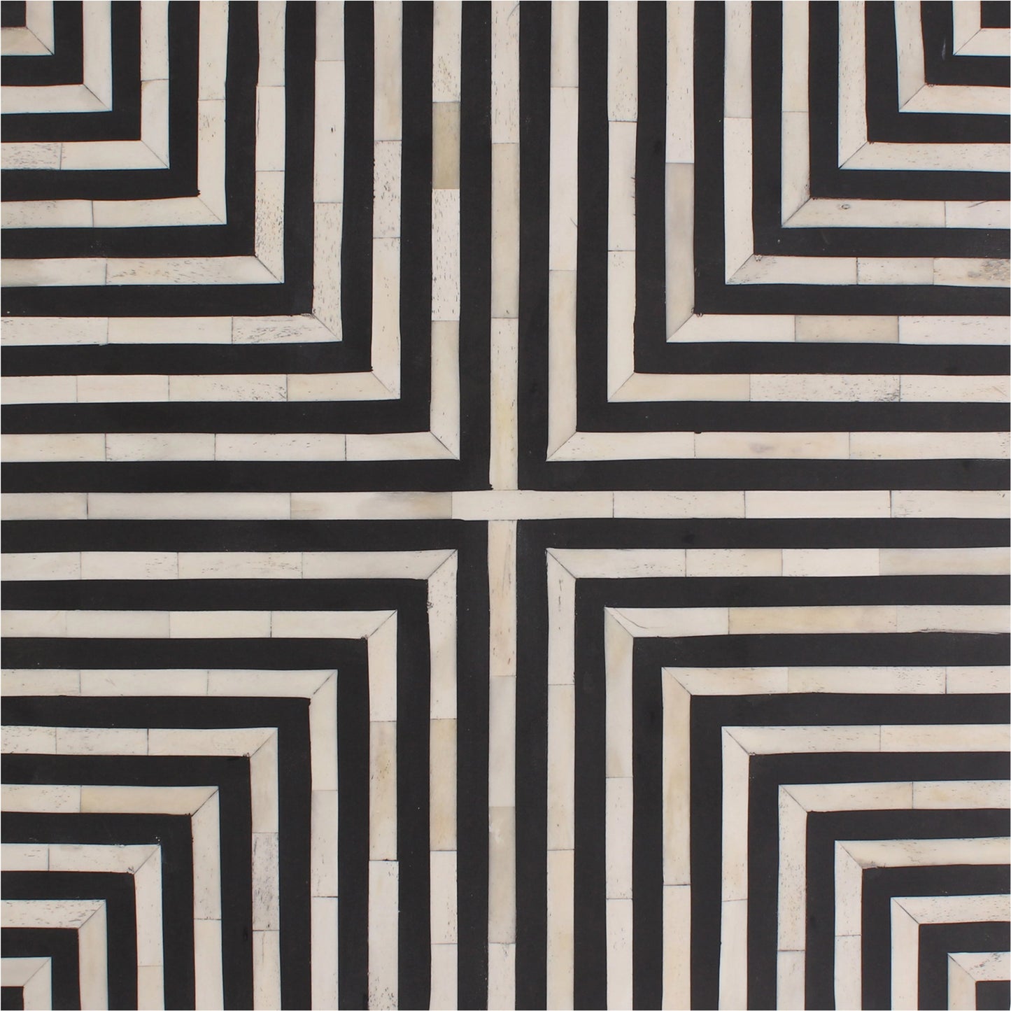 002 SI-1985456 | Additional Silo | Terning Side Table by Moe's Home Collection in white, black. Made from bone veneer in resin, iron, mdf in a modern style.