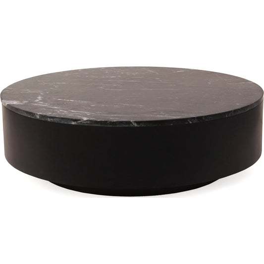 Ritual Coffee Table by Moe's Home Collection in black. Made from marble, mdf in a modern style.