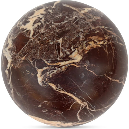 Odessa Sphere Tabletop Accent by Moe's Home Collection. Made from red levanto marble in a modern style.