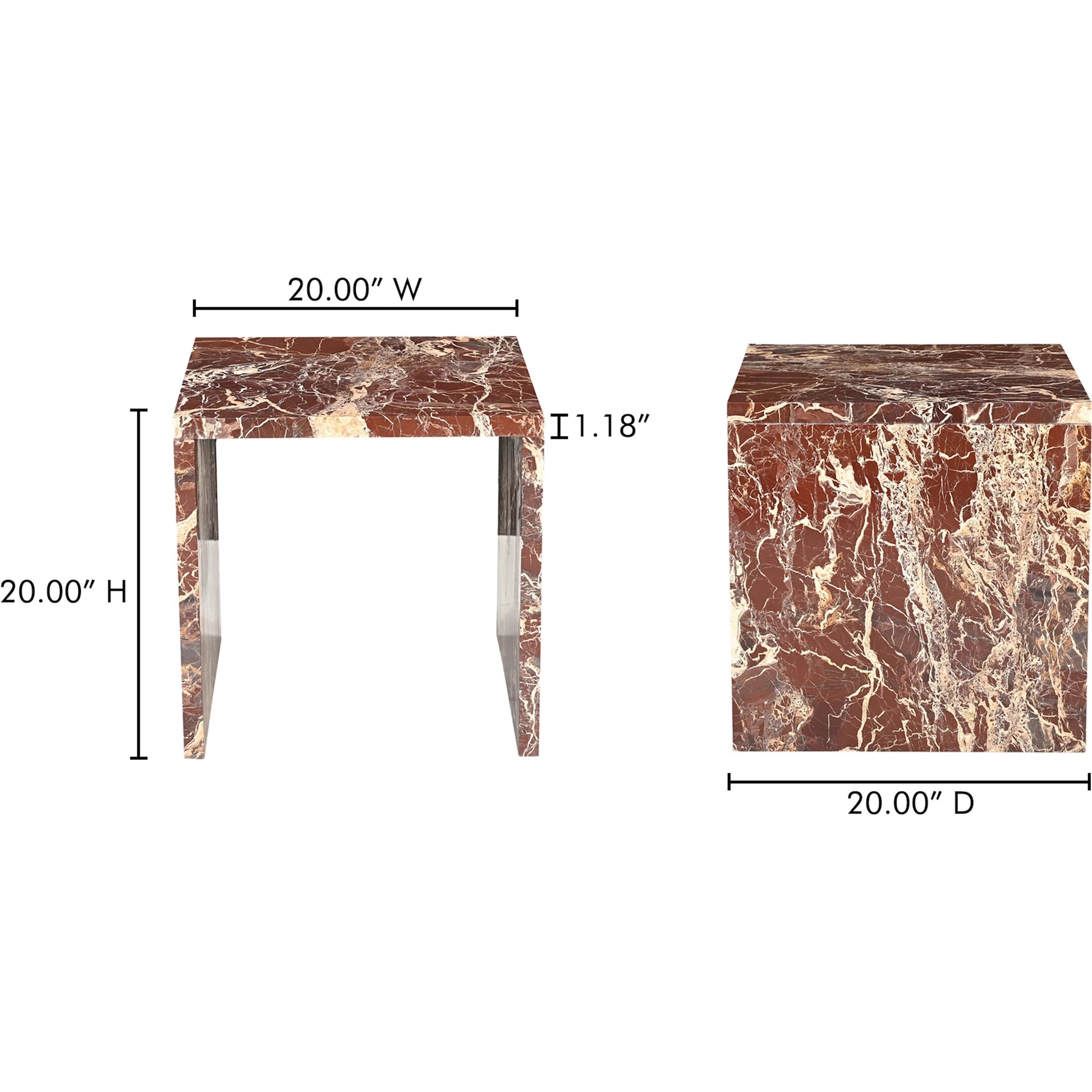 Rosa Accent Table by Moe's Home Collection. Made from unique in a transitional style.