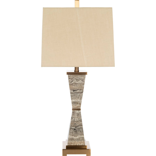 Argosy Stone Lamp by Bradburn Home. Made from stone, metal in a unique style.