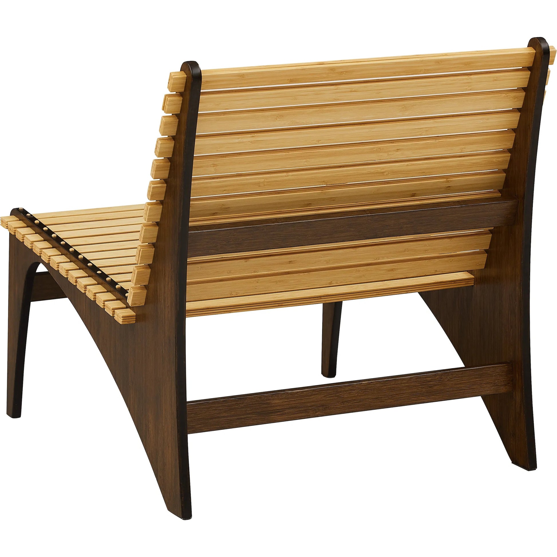 Zen Lounge Chair by Greenington in black walnut. Made from 100% solid moso bamboo in a transitional style.