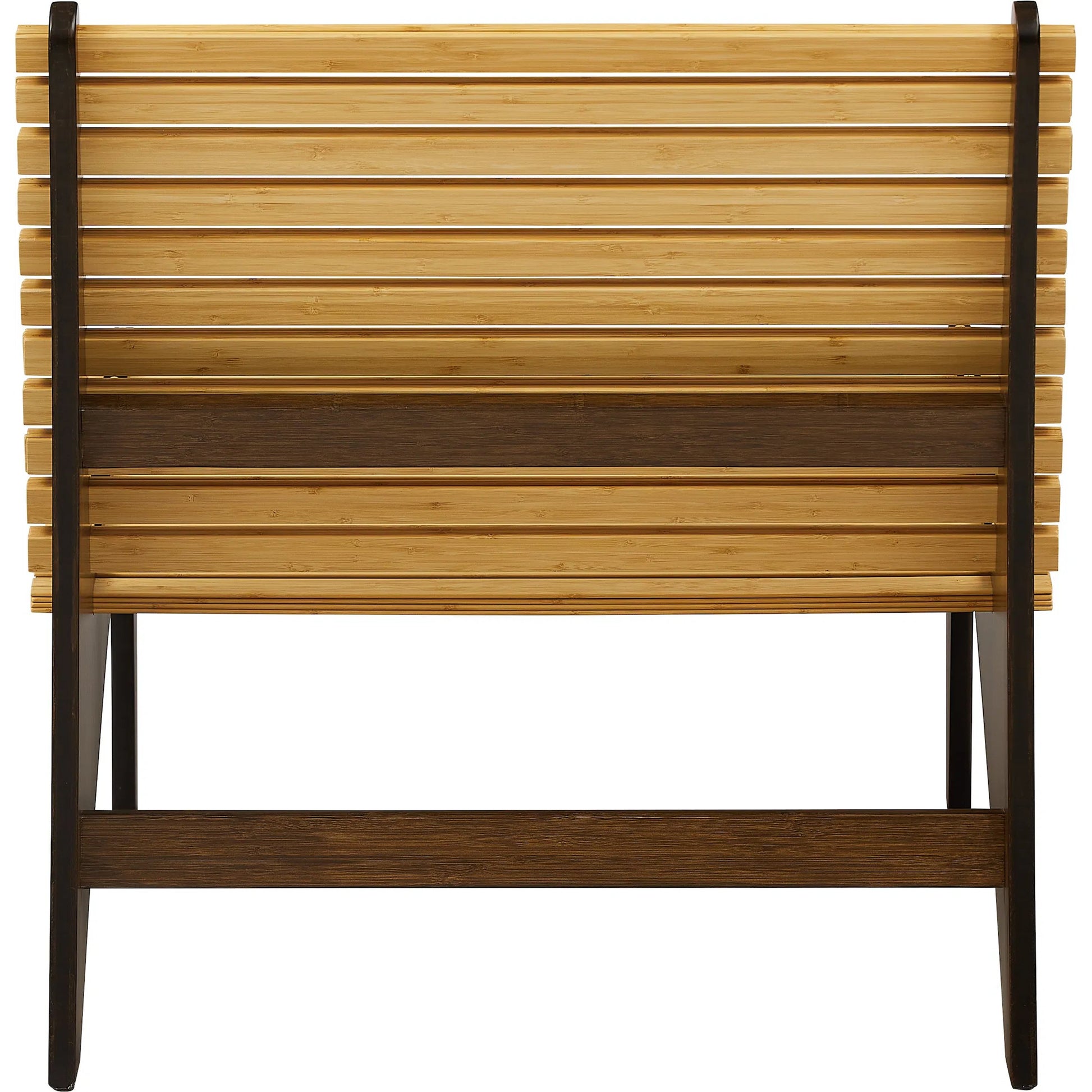 Zen Lounge Chair by Greenington in black walnut. Made from 100% solid moso bamboo in a transitional style.