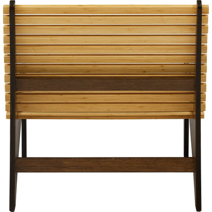 Zen Lounge Chair by Greenington in black walnut. Made from 100% solid moso bamboo in a transitional style.