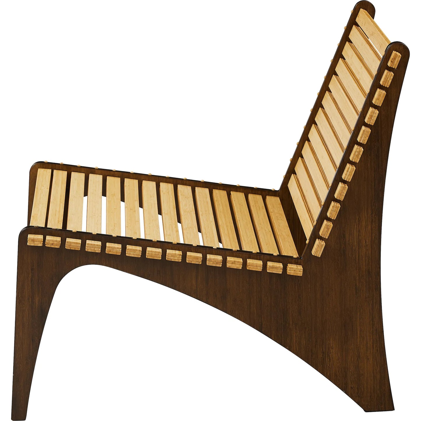 005 SI-2449230 | Additional Silo | Zen Lounge Chair by Greenington in black walnut. Made from 100% solid moso bamboo in a transitional style.