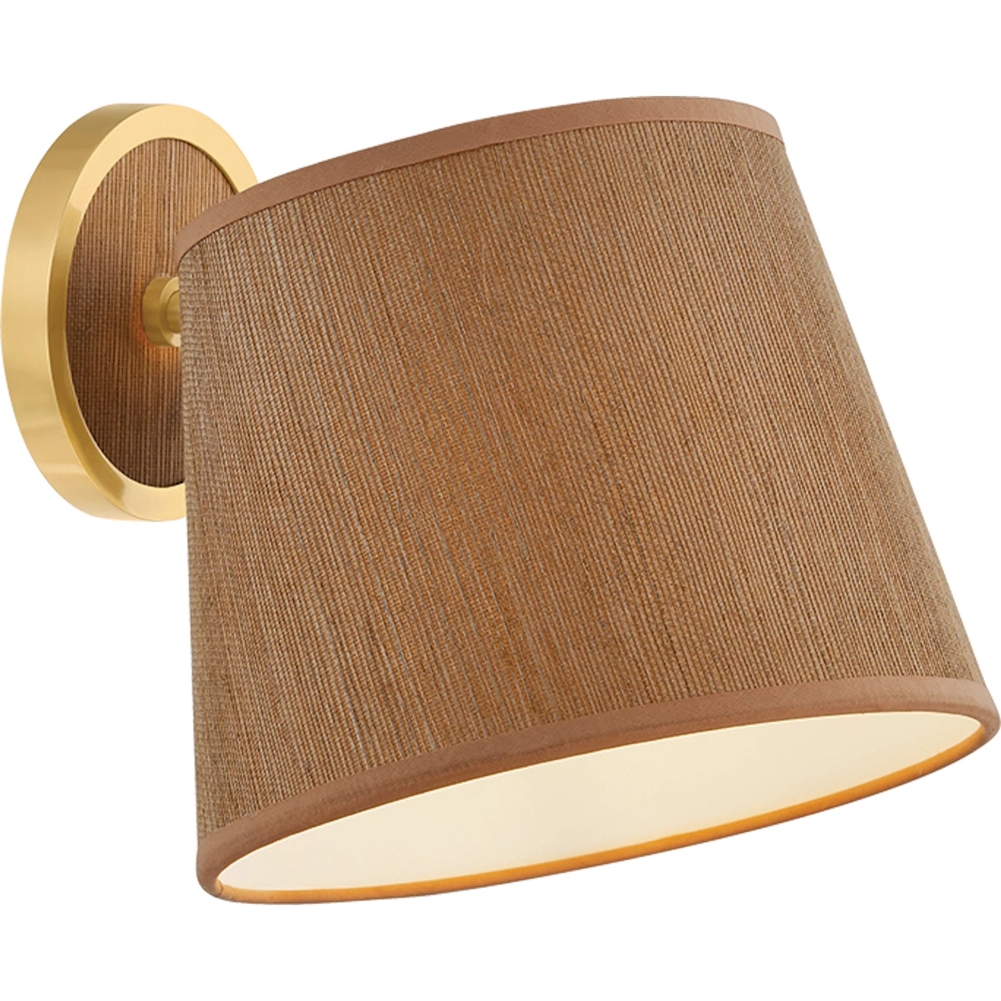 Abeni Wall Sconce by Mitzi in aged brass. Made from steel in a unique style.