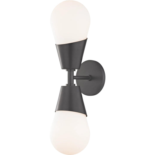 Cora Wall Sconce by Mitzi. Made from steel in a modern style.