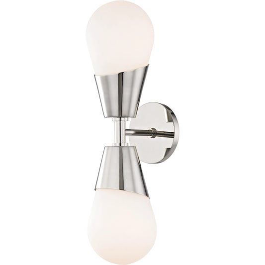 Cora Wall Sconce by Mitzi. Made from steel in a modern style.