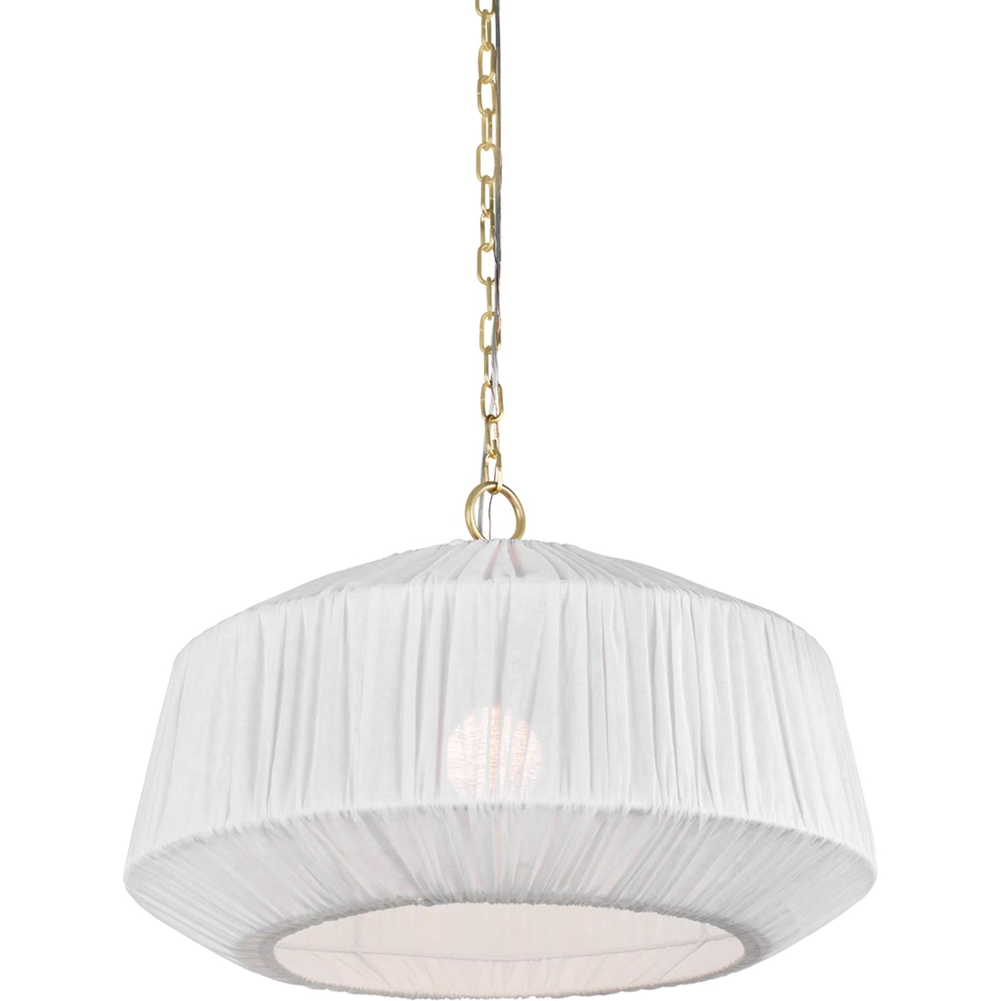 001 SI-2388106 | Primary Silo | Amanza Pendant by Mitzi in aged brass. Made from steel in a transitional style.