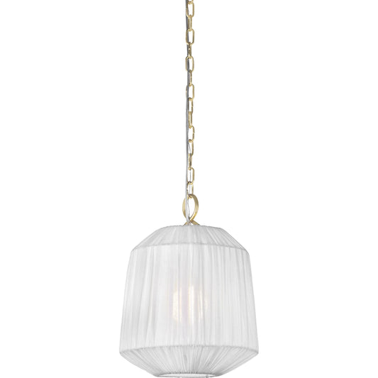 Amanza Mini Pendant by Mitzi in aged brass. Made from steel in a unique style.