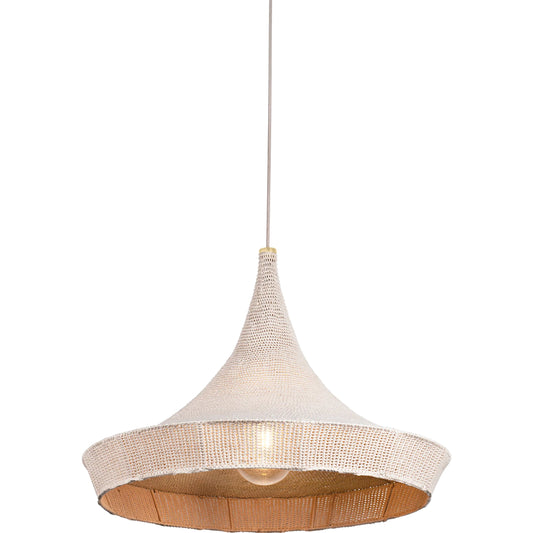 Isola Pendant by Mitzi in aged brass. Made from steel in a unique style.