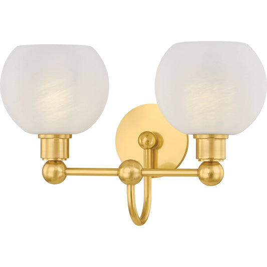 Jerica 2-Light Bath and Vanity by Mitzi. Made from steel in a unique style.
