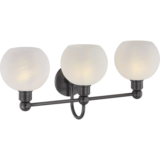 Jerica 3-Light Bath and Vanity by Mitzi. Made from steel in a unique style.