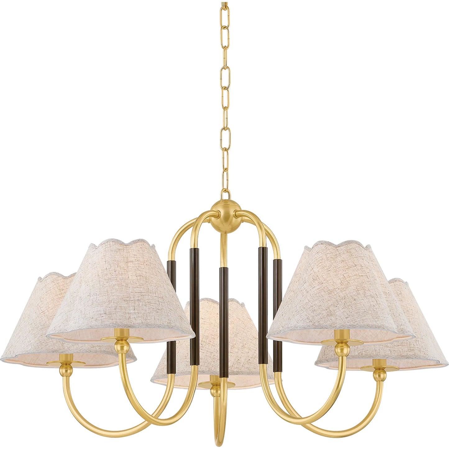 001 SI-2388249 | Primary Silo | Janie Chandelier by Mitzi in aged brass, true bronze. Made from steel in a traditional style.