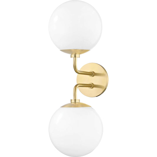 Stella Wall Sconce by Mitzi. Made from steel in a transitional style.