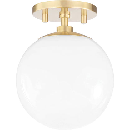 Stella Semi Flush by Mitzi. Made from steel in a transitional style.