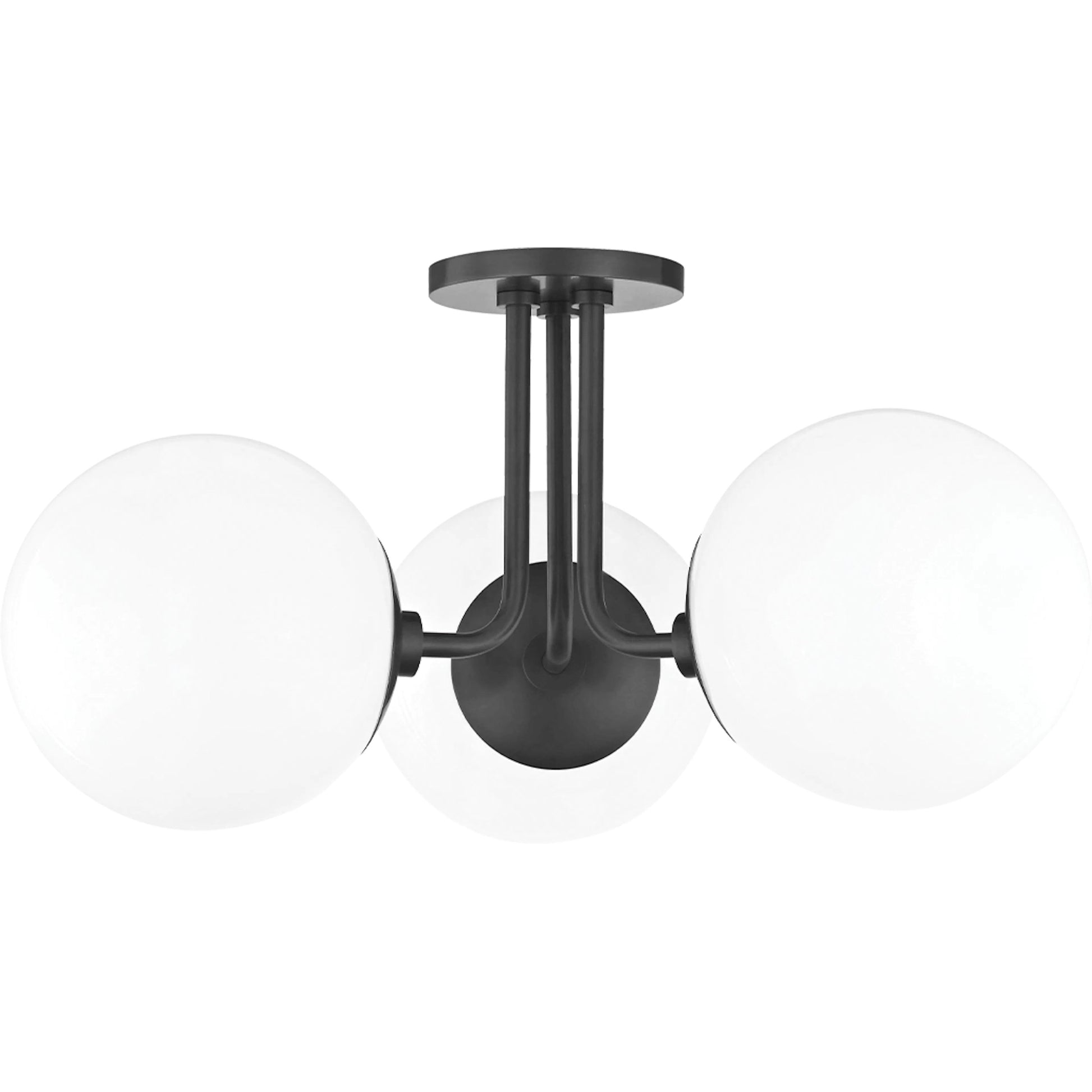 Stella Semi Flush by Mitzi. Made from steel in a transitional style.
