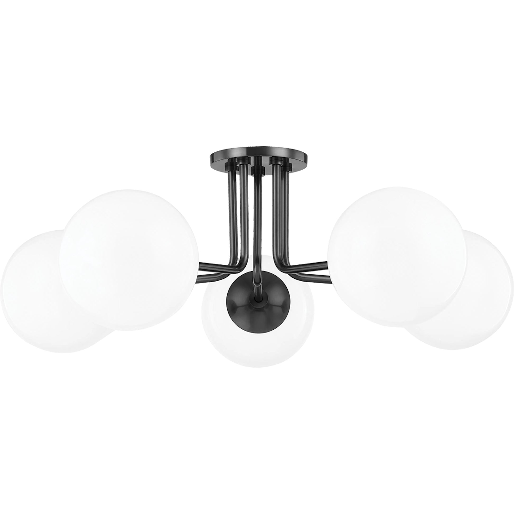 Stella 5 Light Semi Flush by Mitzi. Made from steel in a modern style.
