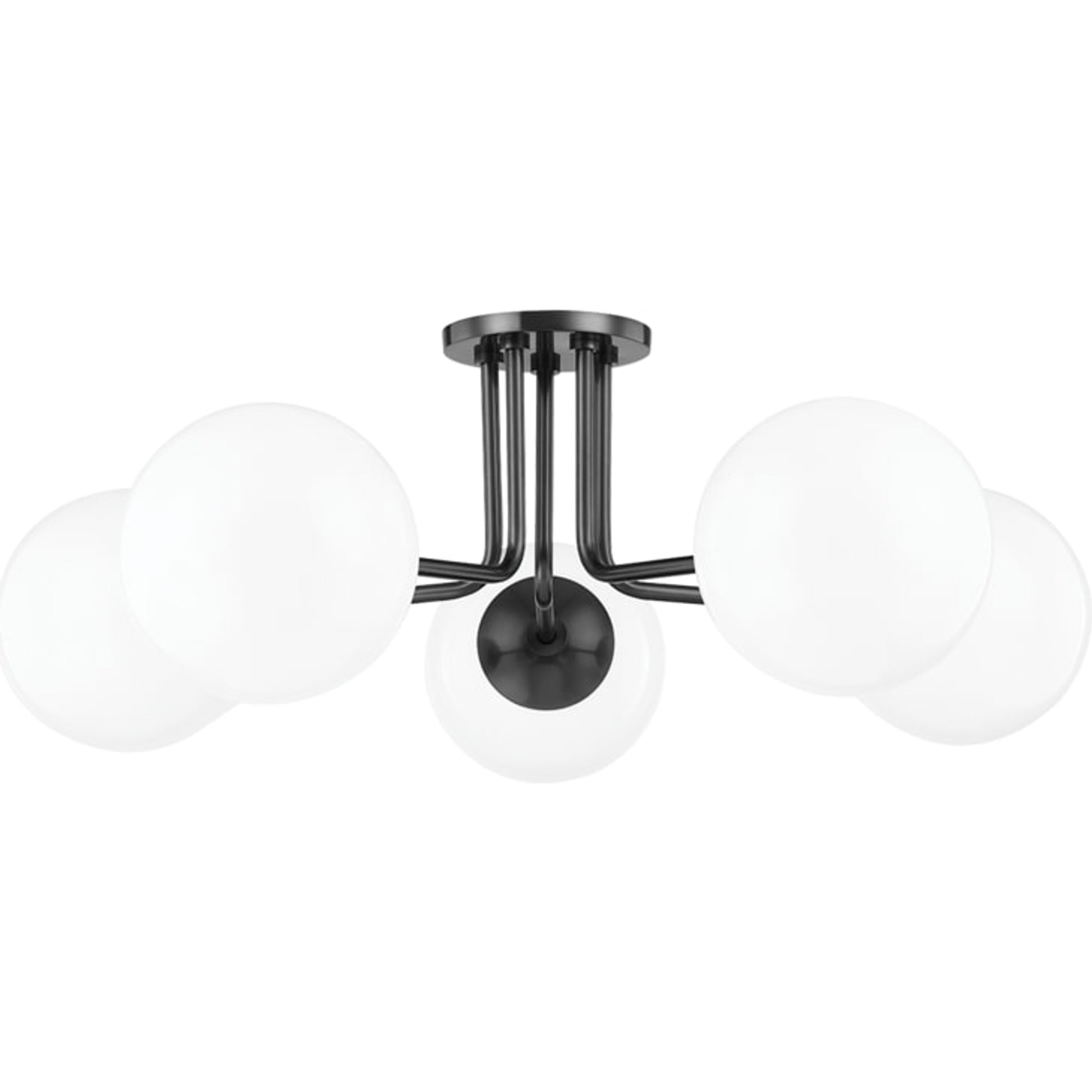 Stella 5 Light Semi Flush by Mitzi. Made from steel in a modern style.