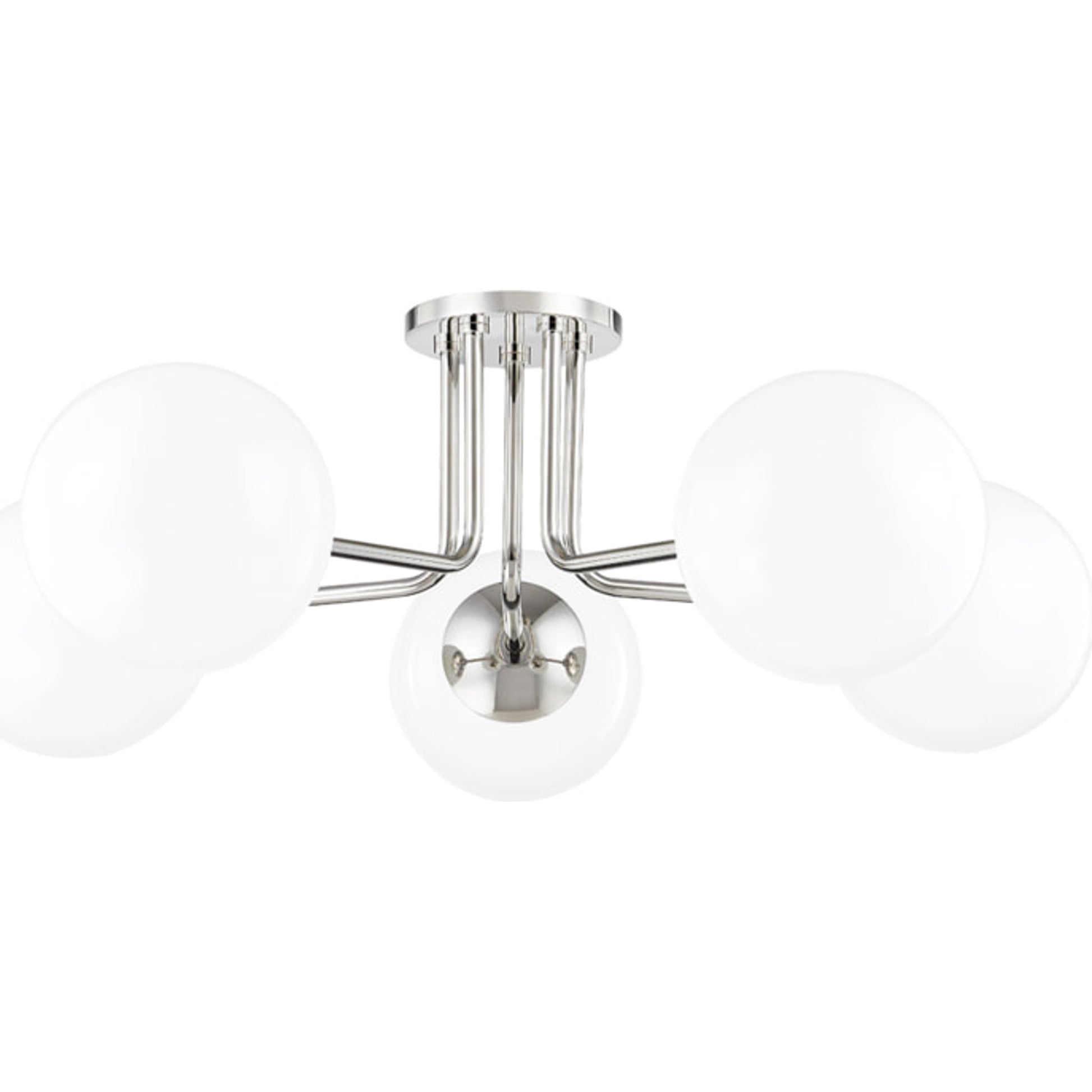Stella 5 Light Semi Flush by Mitzi. Made from steel in a modern style.