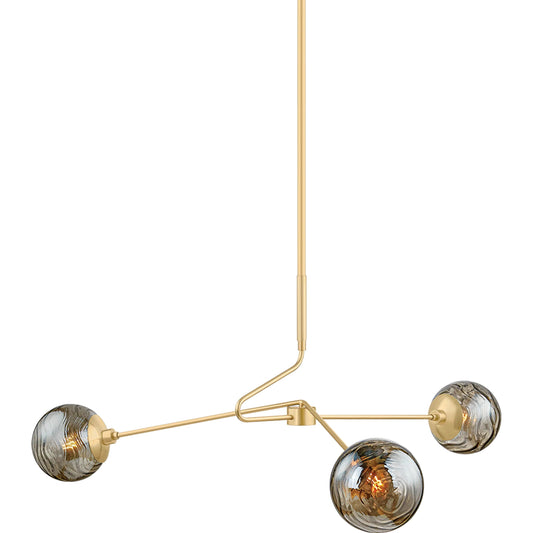 001 SI-2387230 | Primary Silo | Nyla Chandelier by Mitzi in aged brass. Made from steel in a unique style.