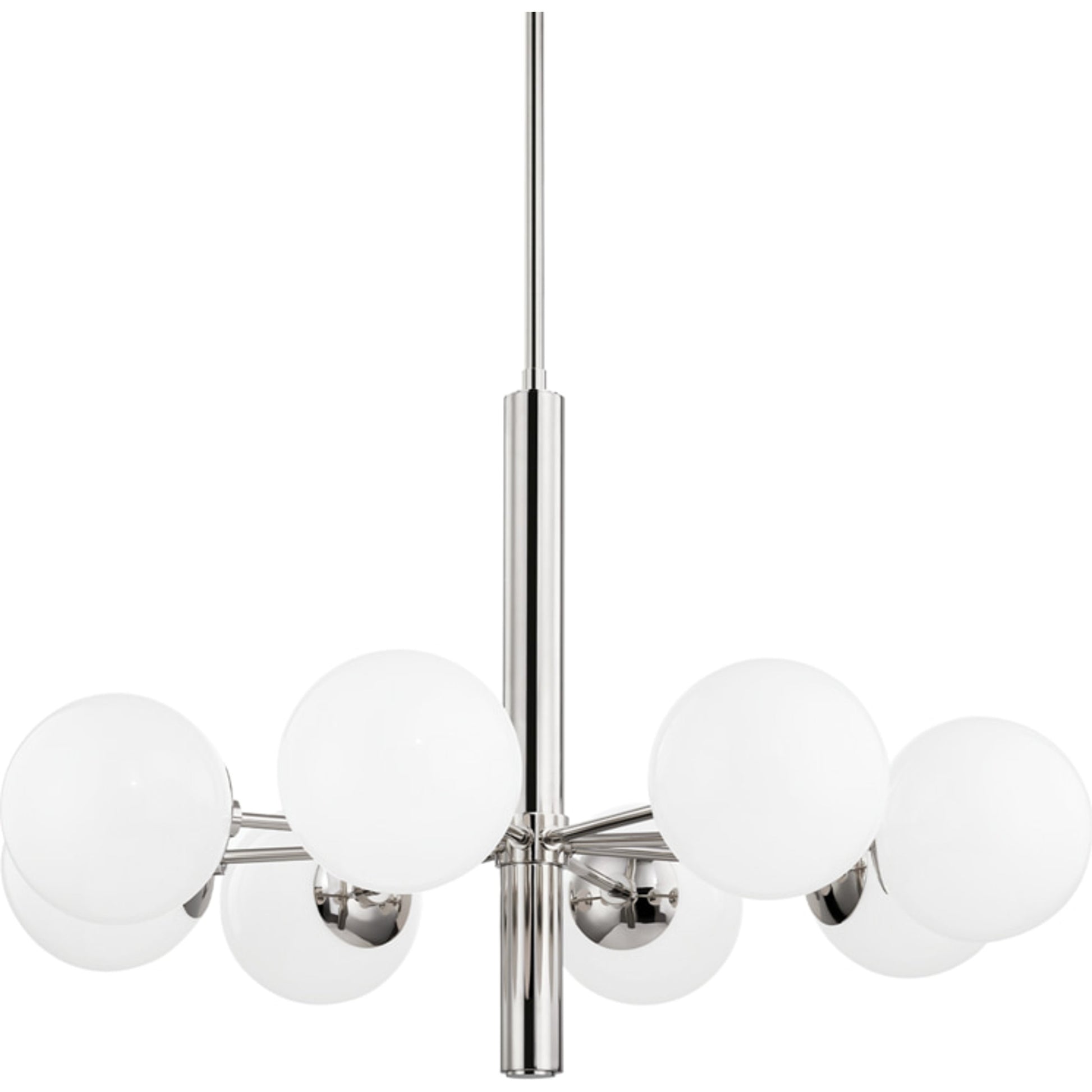 Stella Chandelier by Mitzi. Made from steel in a modern style.