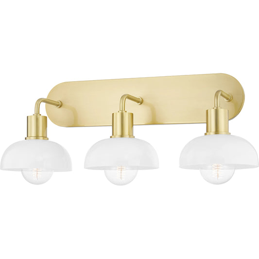 Kyla Vanity Light by Mitzi. Made from steel in a transitional style.