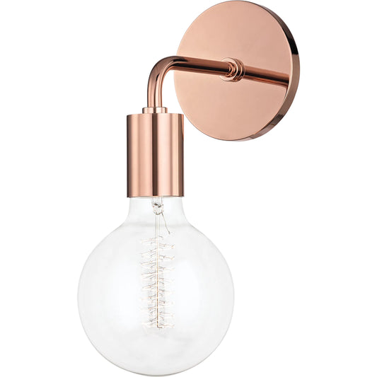 Ava Wall Sconce II by Mitzi. Made from steel in a modern style.