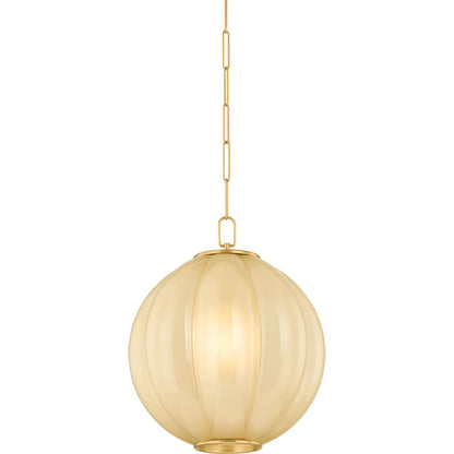 Bernadine Pendant by Mitzi in aged brass. Made from unique in a unique style.