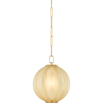 Bernadine Pendant by Mitzi in aged brass. Made from unique in a unique style.