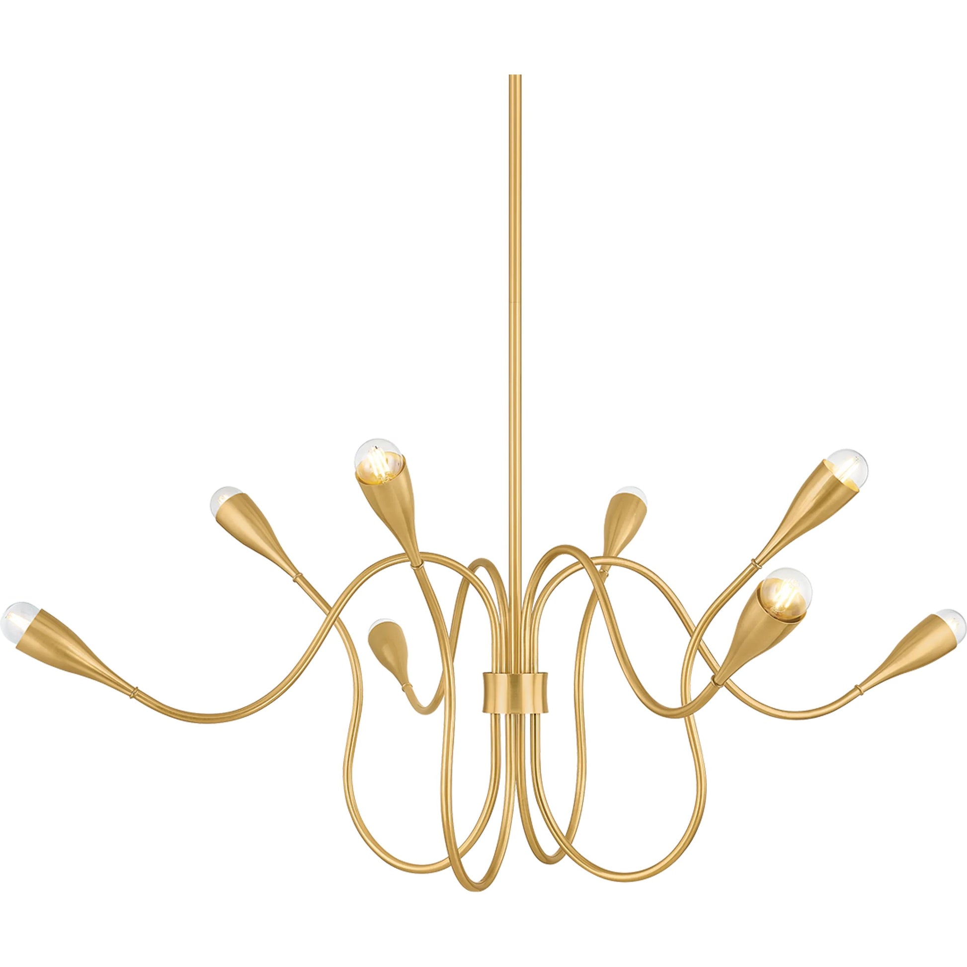 Anaise Chandelier by Mitzi in aged brass. Made from unique in a unique style.
