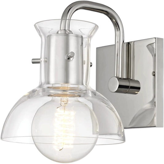 Riley Bath Bracket Light by Mitzi. Made from steel in a modern style.