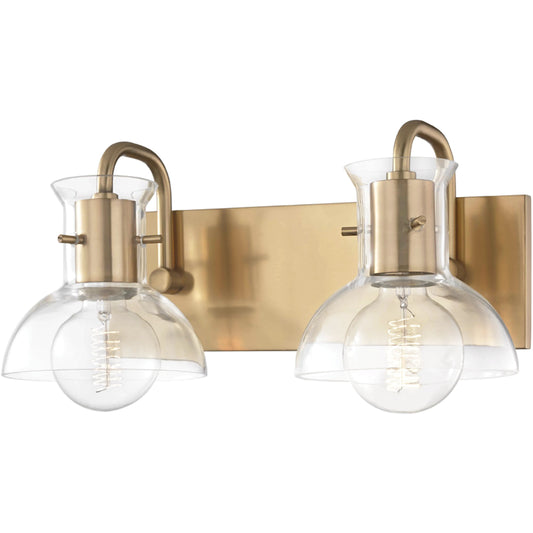 Riley Bath Bracket Light by Mitzi. Made from steel in a modern style.