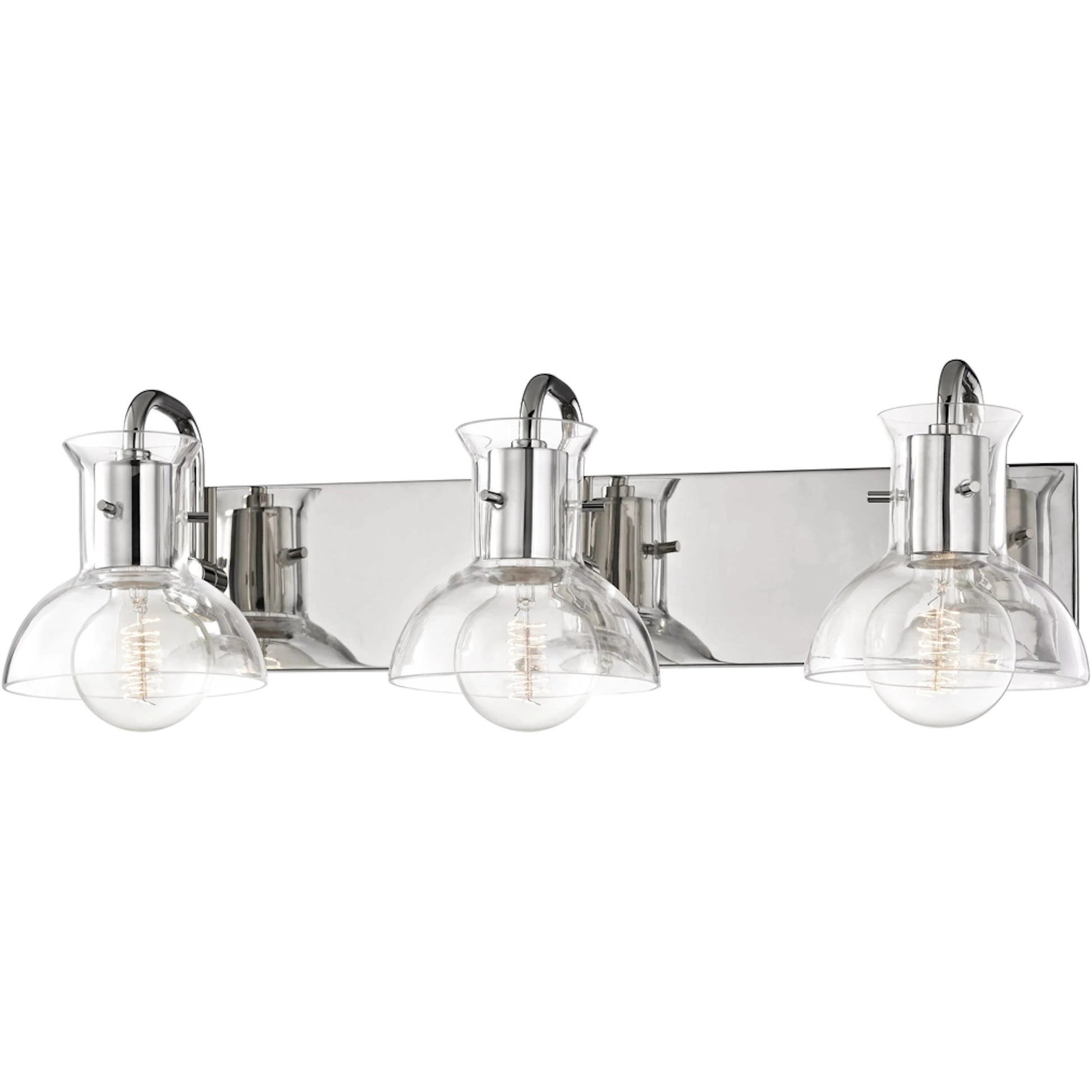 Riley Bath Bracket Light by Mitzi. Made from steel in a modern style.