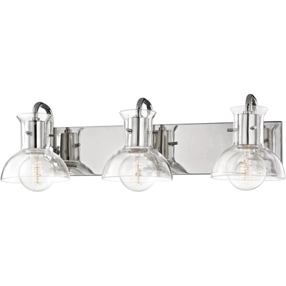 Riley Bath Bracket Light by Mitzi. Made from steel in a modern style.