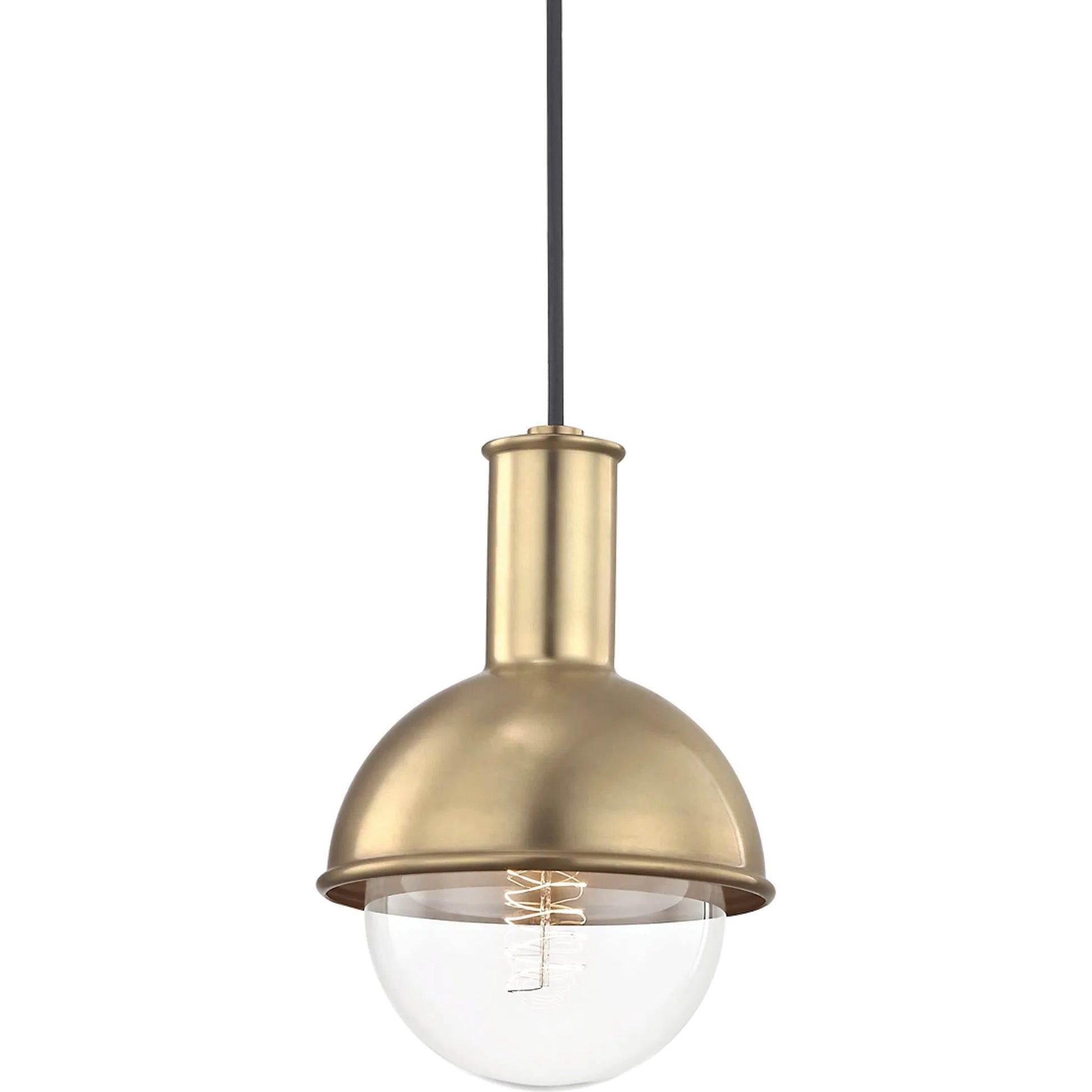 Riley 1 Light Pendant by Mitzi. Made from steel in a modern style.