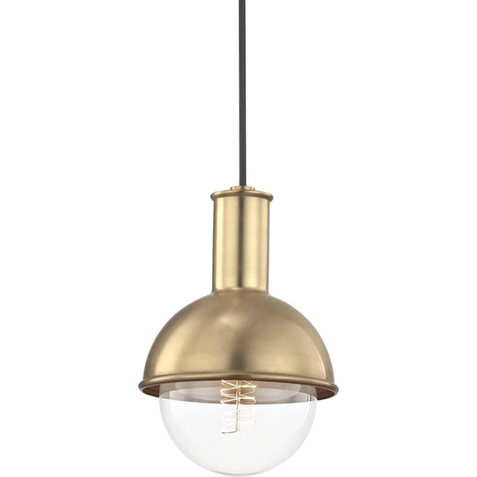 Riley 1 Light Pendant by Mitzi. Made from steel in a modern style.