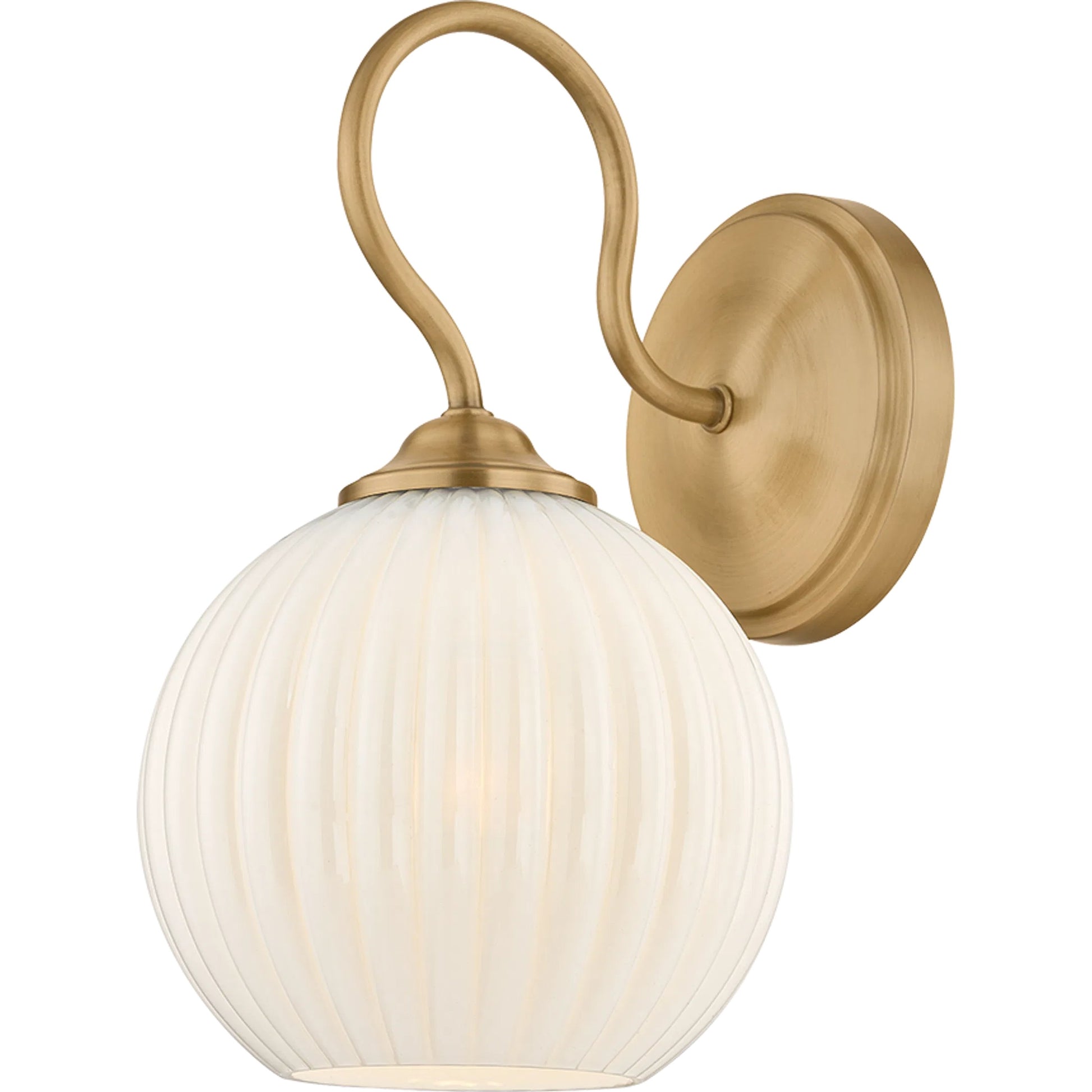 Vida Wall Sconce by Mitzi in patina brass. Made from unique in a unique style.