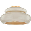Aged Brass, Ceramic Butter Crackle