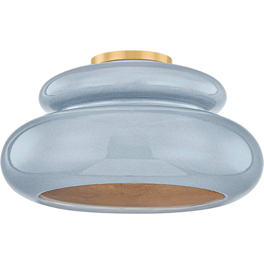 Pia Flush Mount by Mitzi. Made from ceramic in a unique style.