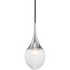 Polished Nickel / 6.75" x 7.5", Clear