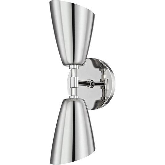 Kai Wall Sconce by Mitzi. Made from steel in a modern style.