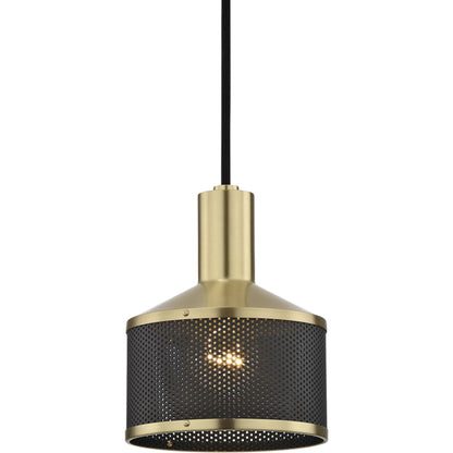 Equilibrium Wall Sconce by Hudson Valley in aged brass black. Made from brass in a modern style.