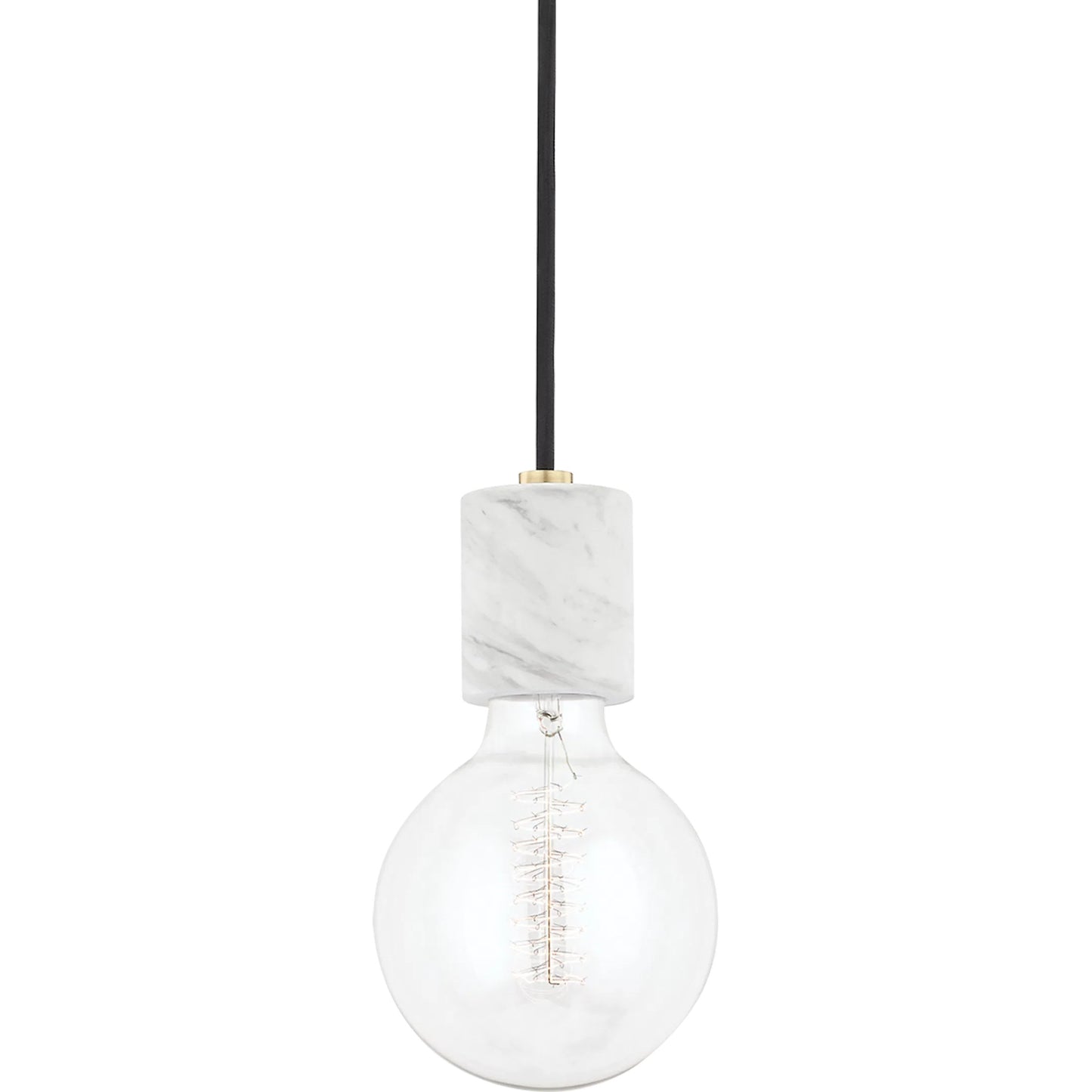 001 S-313139 | Primary Silo | Asime Mini Pendant by Mitzi in aged brass. Made from steel in a modern style.