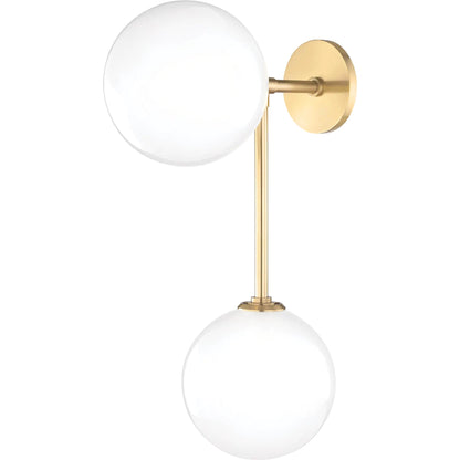 Ashleigh Wall Sconce by Mitzi. Made from steel in a modern style.