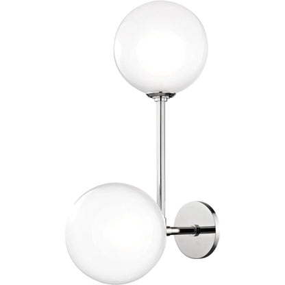 Ashleigh Wall Sconce by Mitzi. Made from steel in a modern style.