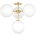 Ashleigh Semi Flush by Mitzi. Made from steel in a modern style.