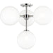 Ashleigh Semi Flush by Mitzi. Made from steel in a modern style.