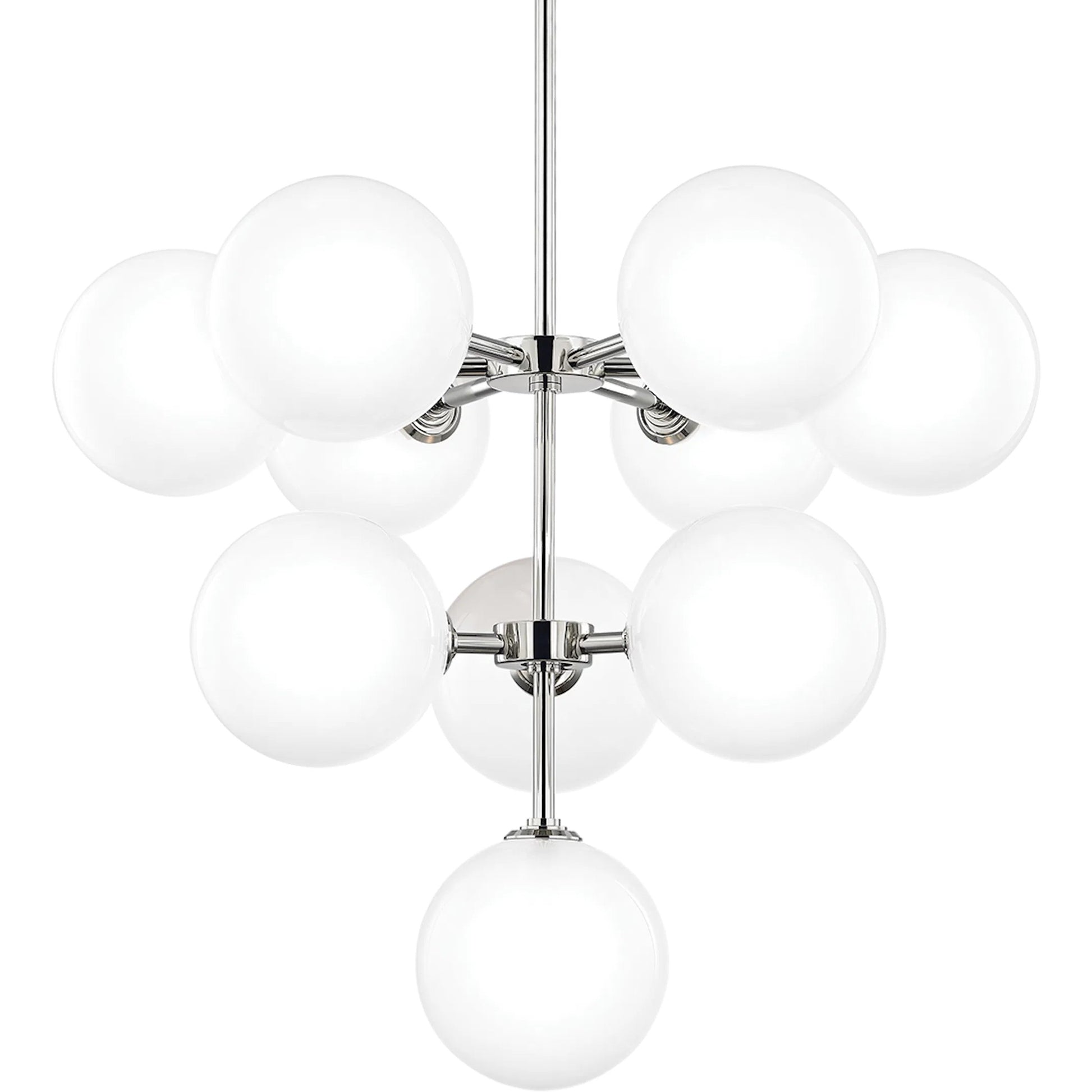 Ashleigh Chandelier by Mitzi. Made from steel in a modern style.