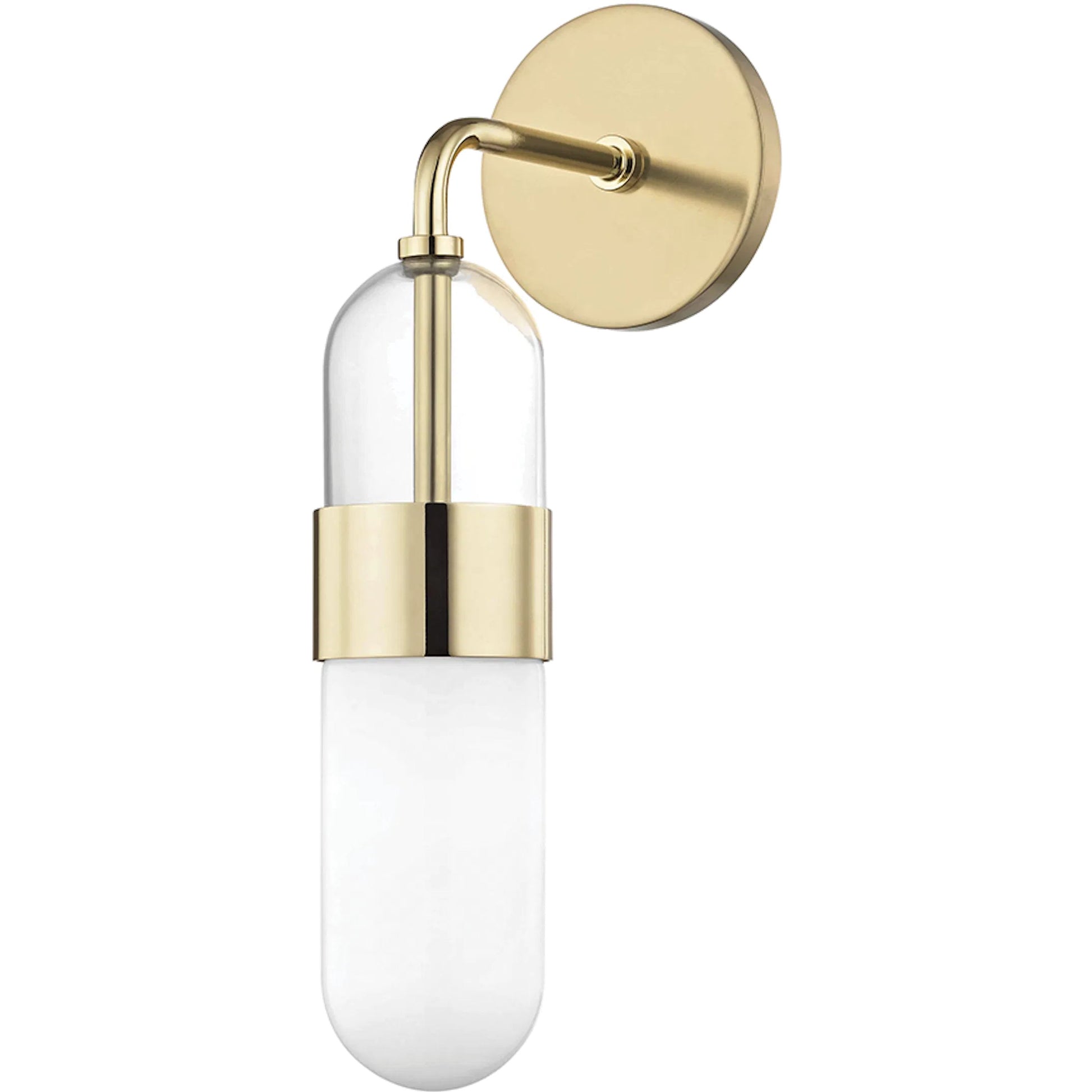 Emilia Wall Sconce by Mitzi. Made from steel in a modern style.